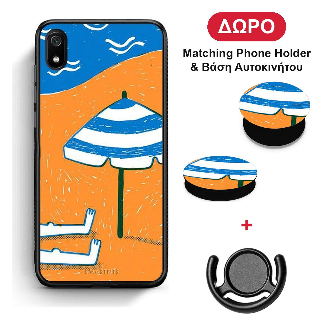 Summering - Xiaomi Redmi 7A θήκη + Δώρο Phone Holder & Βάση Αυτοκινήτου
