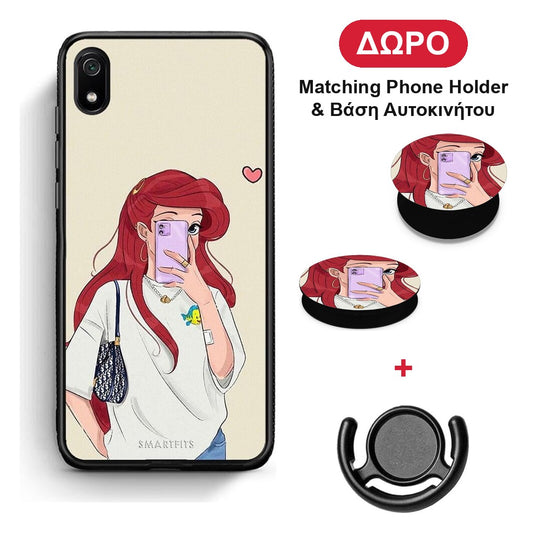 Walking Mermaid - Xiaomi Redmi 7A θήκη + Δώρο Phone Holder & Βάση Αυτοκινήτου