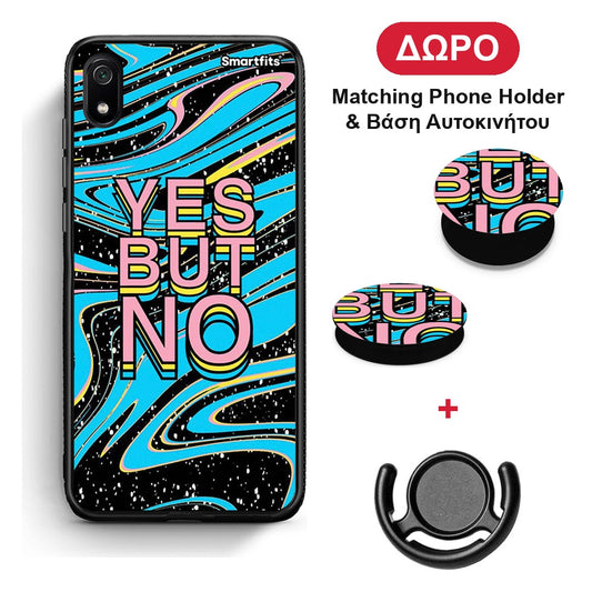 Yes But No - Xiaomi Redmi 7A θήκη + Δώρο Phone Holder & Βάση Αυτοκινήτου