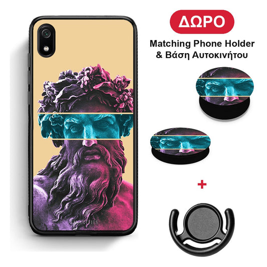 Zeus Art - Xiaomi Redmi 7A θήκη + Δώρο Phone Holder & Βάση Αυτοκινήτου