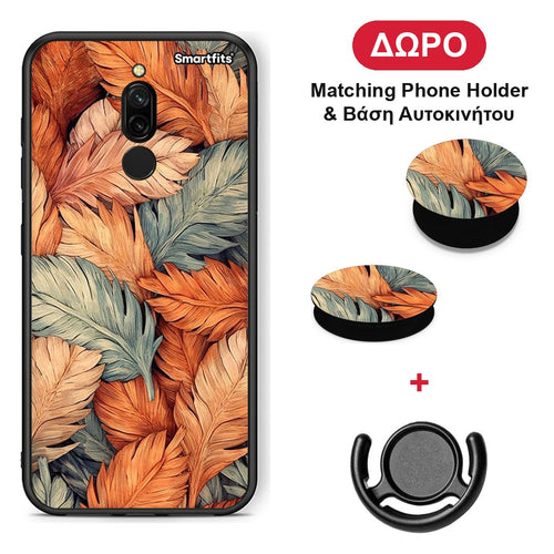 Autumn Leaves - Xiaomi Redmi 8 θήκη + Δώρο Phone Holder & Βάση Αυτοκινήτου
