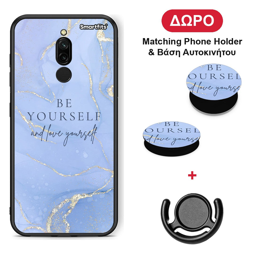 Be Yourself - Xiaomi Redmi 8 θήκη + Δώρο Phone Holder & Βάση Αυτοκινήτου