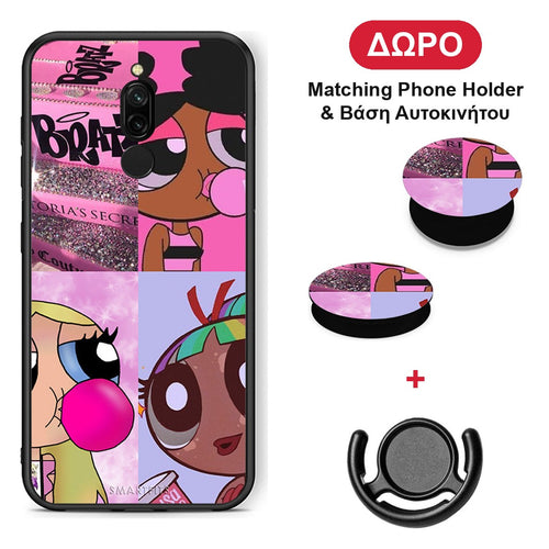 Bubble Girls - Xiaomi Redmi 8 θήκη + Δώρο Phone Holder & Βάση Αυτοκινήτου