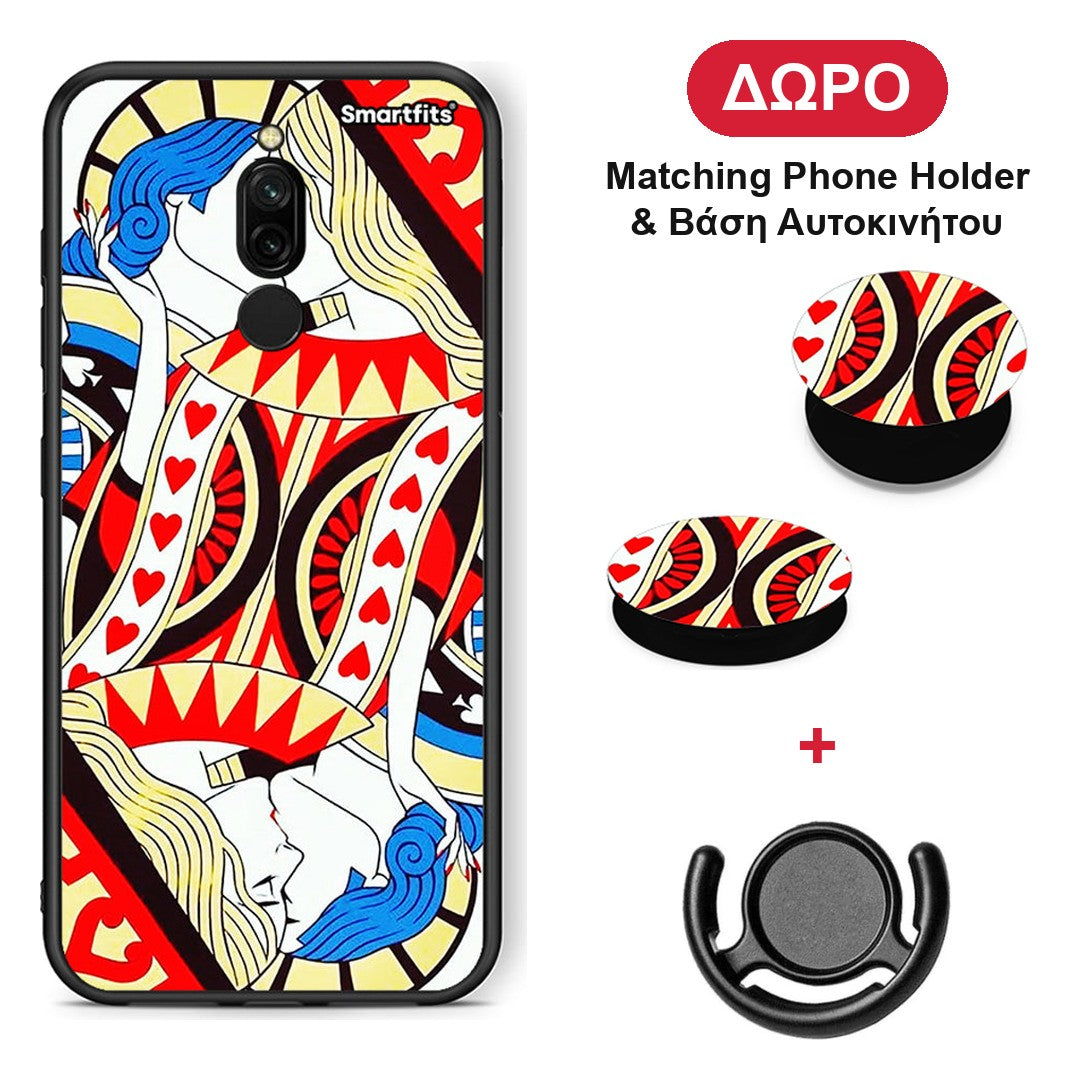 Card Love - Xiaomi Redmi 8 θήκη + Δώρο Phone Holder & Βάση Αυτοκινήτου