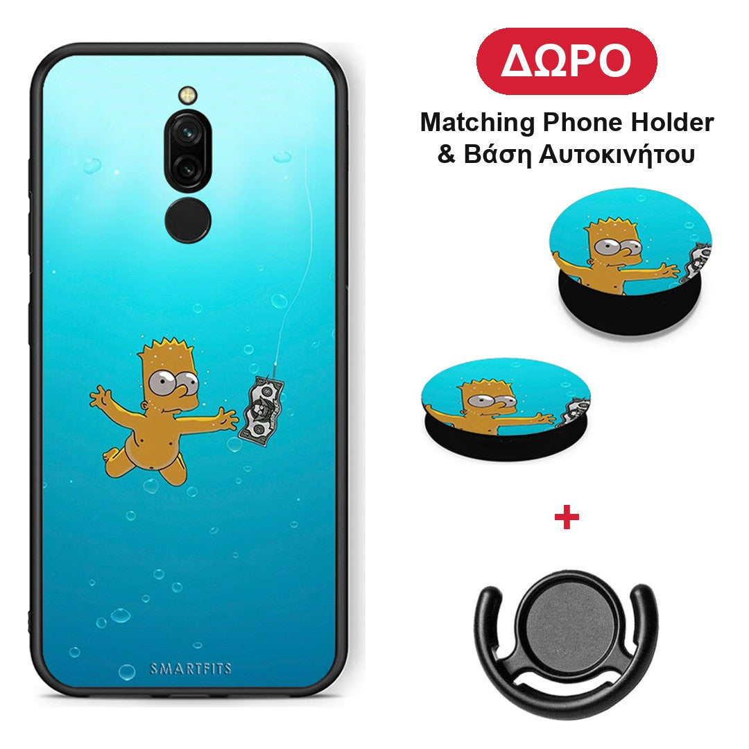 Chasing Money - Xiaomi Redmi 8 θήκη + Δώρο Phone Holder & Βάση Αυτοκινήτου