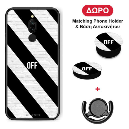 Get Off - Xiaomi Redmi 8 θήκη + Δώρο Phone Holder & Βάση Αυτοκινήτου