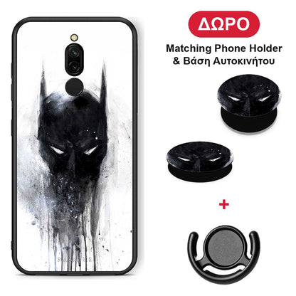 Hero Paint Bat - Xiaomi Redmi 8 θήκη + Δώρο Phone Holder & Βάση Αυτοκινήτου