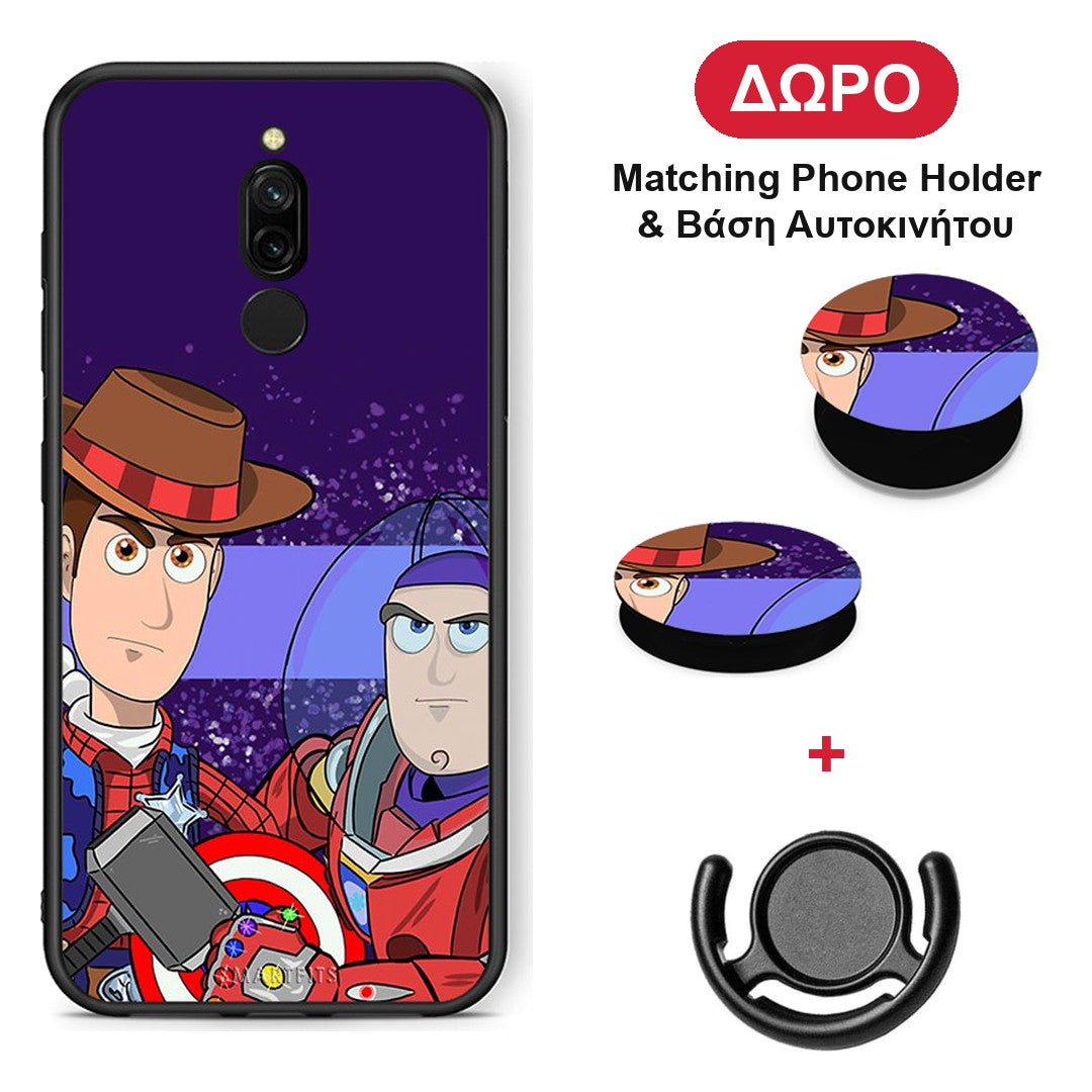 Infinity Story - Xiaomi Redmi 8 θήκη + Δώρο Phone Holder & Βάση Αυτοκινήτου