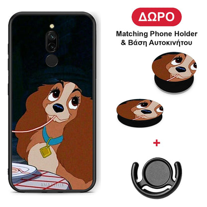 Lady And Tramp 2 - Xiaomi Redmi 8 θήκη + Δώρο Phone Holder & Βάση Αυτοκινήτου