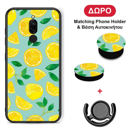 Lemons - Xiaomi Redmi 8 θήκη + Δώρο Phone Holder & Βάση Αυτοκινήτου