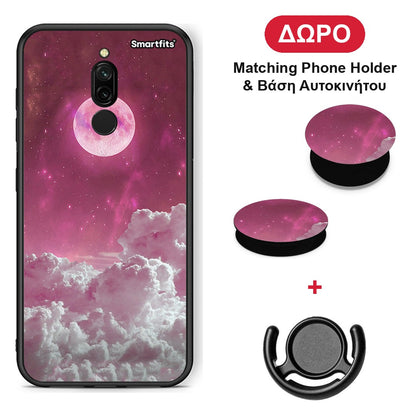 Pink Moon - Xiaomi Redmi 8 θήκη + Δώρο Phone Holder & Βάση Αυτοκινήτου