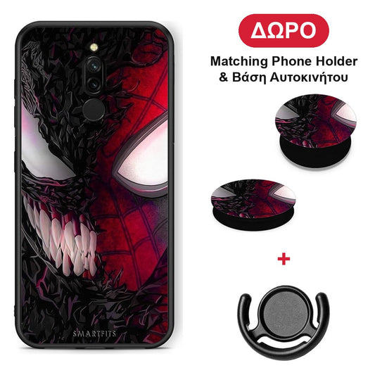 PopArt SpiderVenom - Xiaomi Redmi 8 θήκη + Δώρο Phone Holder & Βάση Αυτοκινήτου