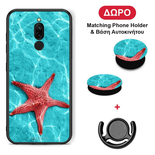 Red Starfish - Xiaomi Redmi 8 θήκη + Δώρο Phone Holder & Βάση Αυτοκινήτου
