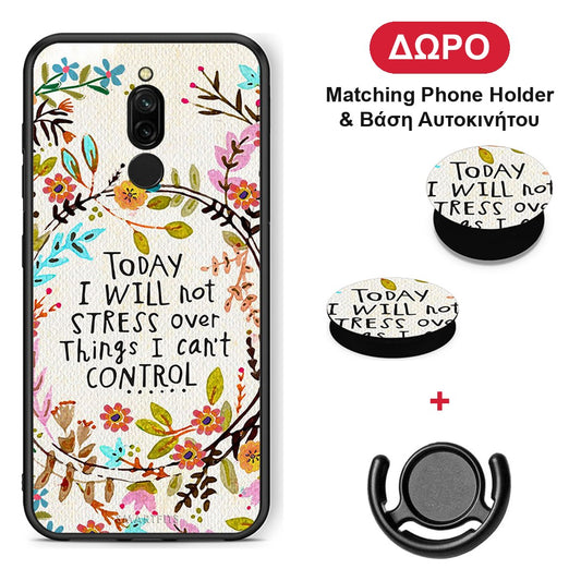 Stress Over - Xiaomi Redmi 8 θήκη + Δώρο Phone Holder & Βάση Αυτοκινήτου