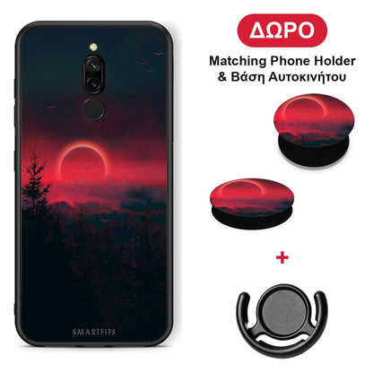 Tropic Sunset - Xiaomi Redmi 8 θήκη + Δώρο Phone Holder & Βάση Αυτοκινήτου