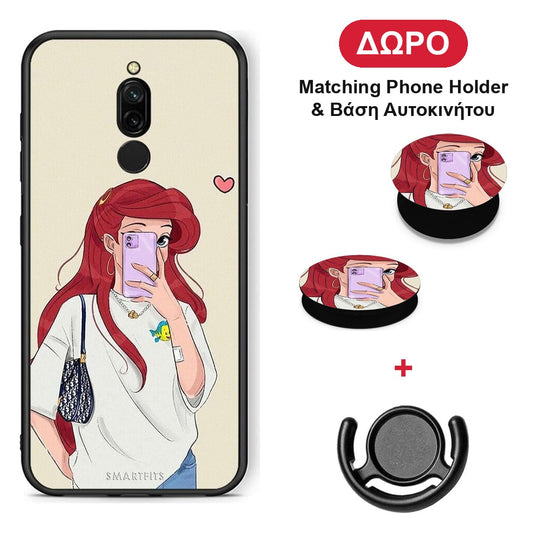 Walking Mermaid - Xiaomi Redmi 8 θήκη + Δώρο Phone Holder & Βάση Αυτοκινήτου