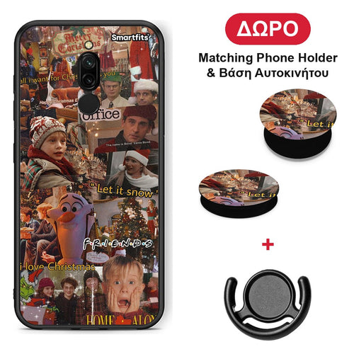 Xmas Wishes - Xiaomi Redmi 8 θήκη + Δώρο Phone Holder & Βάση Αυτοκινήτου