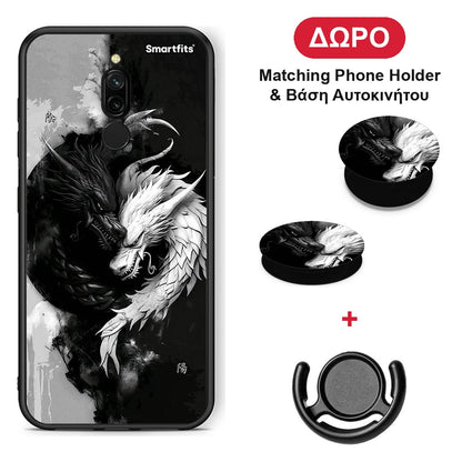 Yin Yang - Xiaomi Redmi 8 θήκη + Δώρο Phone Holder & Βάση Αυτοκινήτου