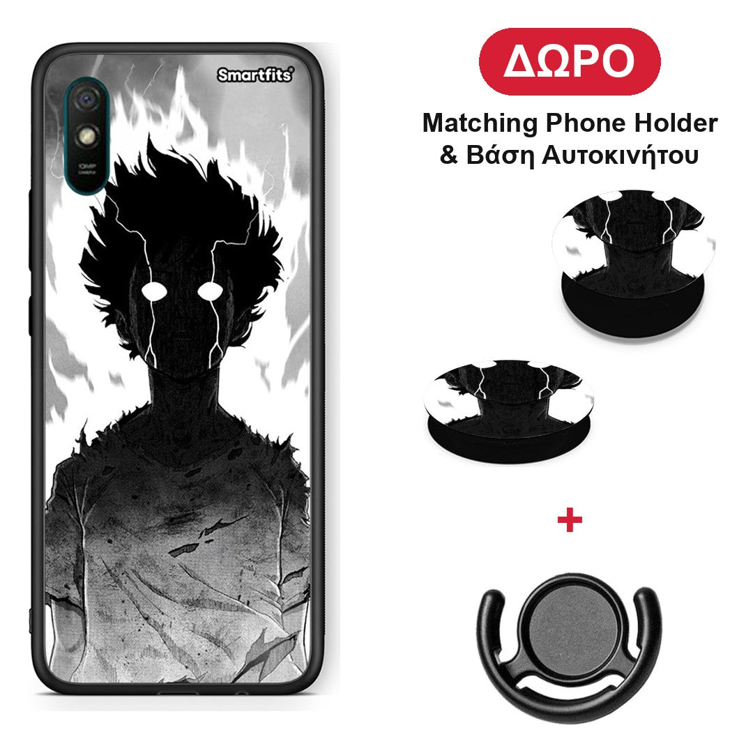 Anime Boy - Xiaomi Redmi 9A / 9AT θήκη + Δώρο Phone Holder & Βάση Αυτοκινήτου