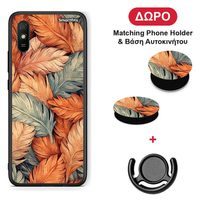Autumn Leaves - Xiaomi Redmi 9A / 9AT θήκη + Δώρο Phone Holder & Βάση Αυτοκινήτου