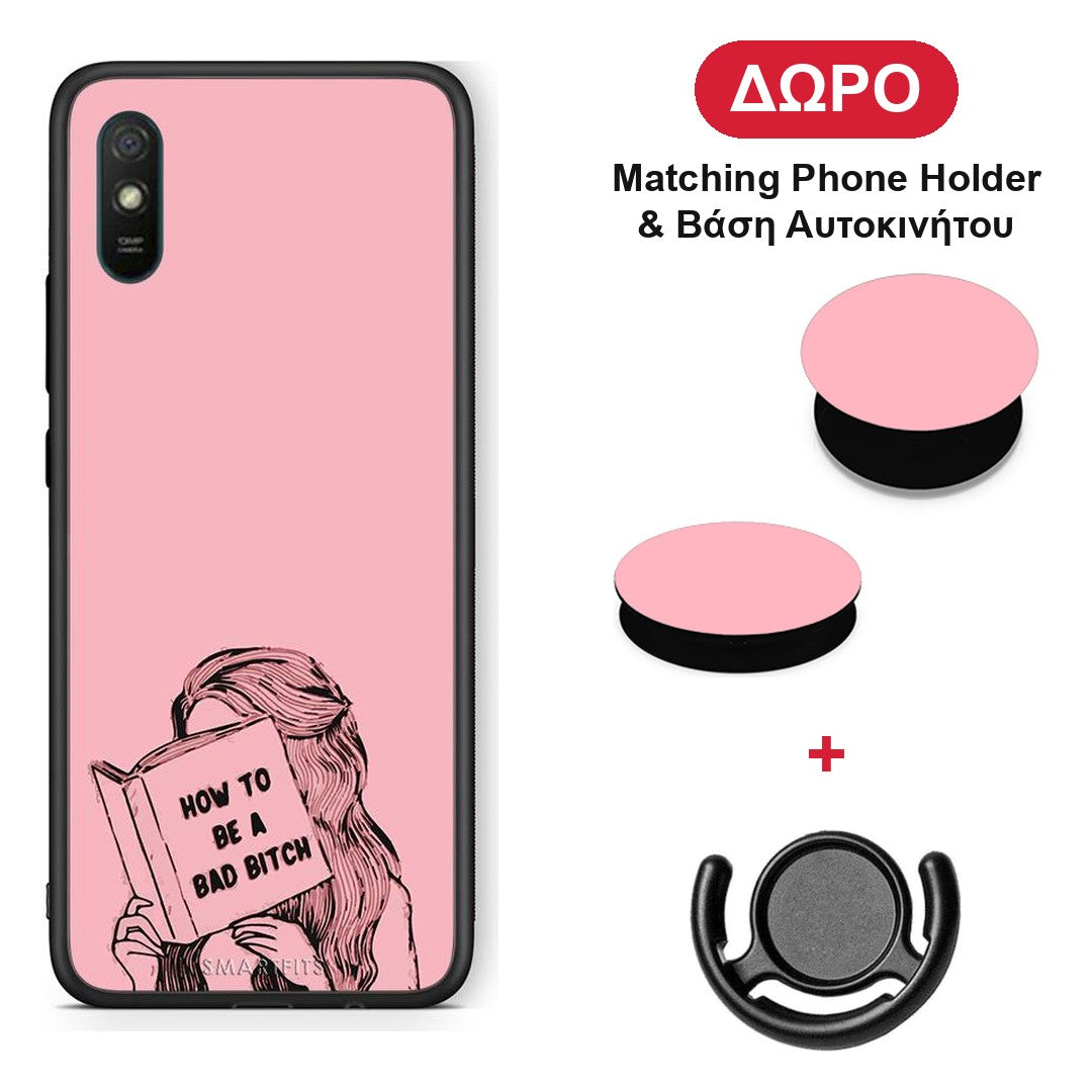Bad Bitch - Xiaomi Redmi 9A / 9AT θήκη + Δώρο Phone Holder & Βάση Αυτοκινήτου