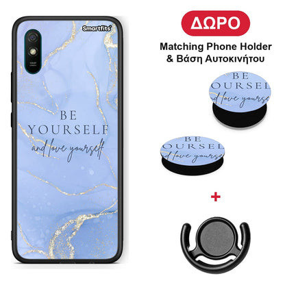 Be Yourself - Xiaomi Redmi 9A / 9AT θήκη + Δώρο Phone Holder & Βάση Αυτοκινήτου