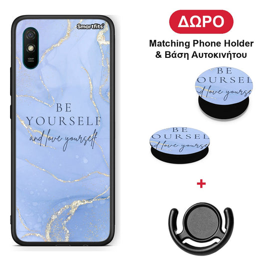Be Yourself - Xiaomi Redmi 9A / 9AT θήκη + Δώρο Phone Holder & Βάση Αυτοκινήτου
