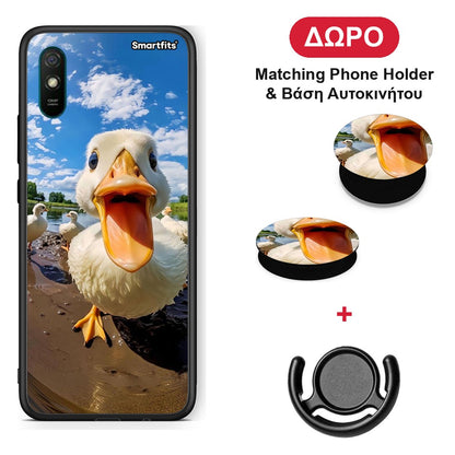 Duck Face - Xiaomi Redmi 9A / 9AT θήκη + Δώρο Phone Holder & Βάση Αυτοκινήτου