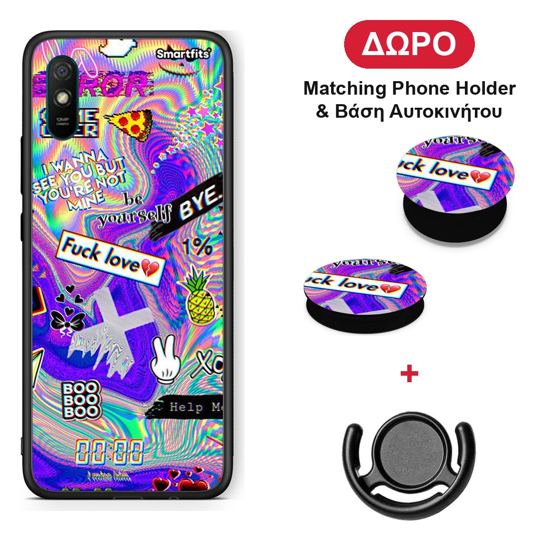 Game Over - Xiaomi Redmi 9A / 9AT θήκη + Δώρο Phone Holder & Βάση Αυτοκινήτου