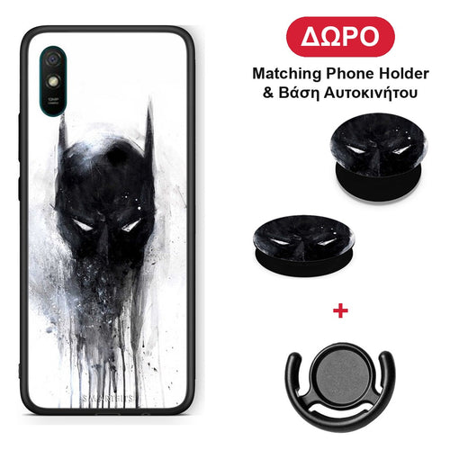 Hero Paint Bat - Xiaomi Redmi 9A / 9AT θήκη + Δώρο Phone Holder & Βάση Αυτοκινήτου