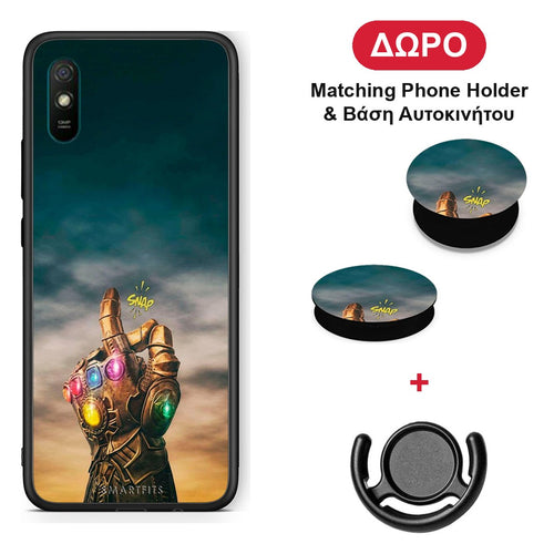 Infinity Snap - Xiaomi Redmi 9A / 9AT θήκη + Δώρο Phone Holder & Βάση Αυτοκινήτου