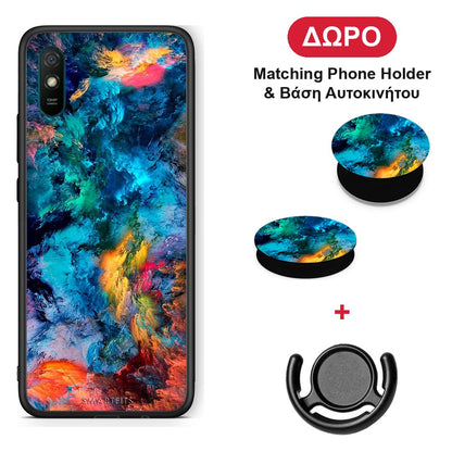 Paint Crayola - Xiaomi Redmi 9A / 9AT θήκη + Δώρο Phone Holder & Βάση Αυτοκινήτου