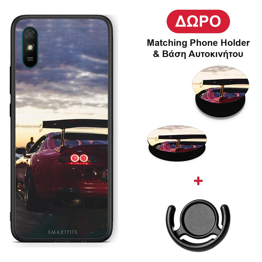 Racing Supra - Xiaomi Redmi 9A / 9AT θήκη + Δώρο Phone Holder & Βάση Αυτοκινήτου