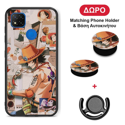 Anime Collage - Xiaomi Redmi 9C θήκη + Δώρο Phone Holder & Βάση Αυτοκινήτου
