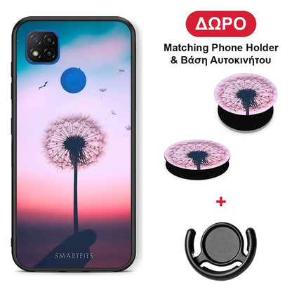 Boho Wish - Xiaomi Redmi 9C θήκη + Δώρο Phone Holder & Βάση Αυτοκινήτου