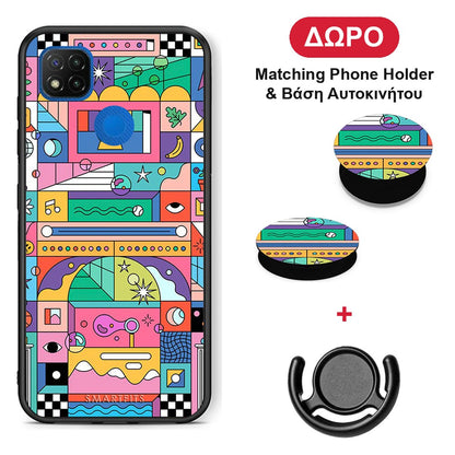 Bubbles Soap - Xiaomi Redmi 9C θήκη + Δώρο Phone Holder & Βάση Αυτοκινήτου