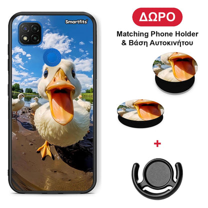 Duck Face - Xiaomi Redmi 9C θήκη + Δώρο Phone Holder & Βάση Αυτοκινήτου