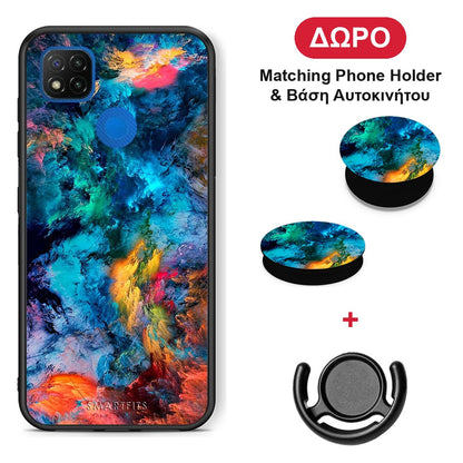 Paint Crayola - Xiaomi Redmi 9C θήκη + Δώρο Phone Holder & Βάση Αυτοκινήτου