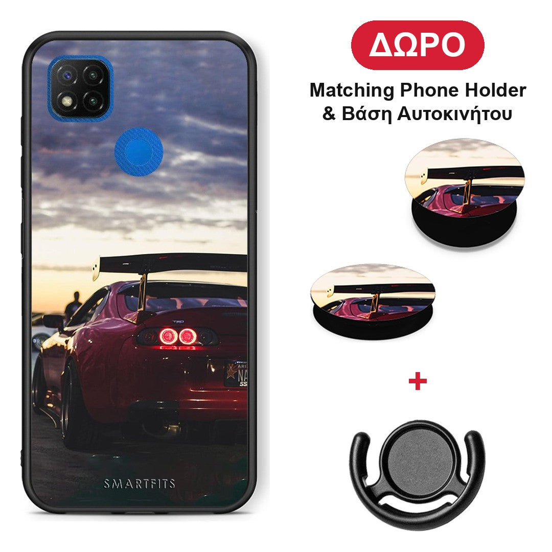 Racing Supra - Xiaomi Redmi 9C θήκη + Δώρο Phone Holder & Βάση Αυτοκινήτου