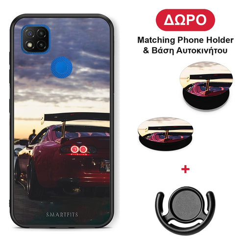 Racing Supra - Xiaomi Redmi 9C θήκη + Δώρο Phone Holder & Βάση Αυτοκινήτου
