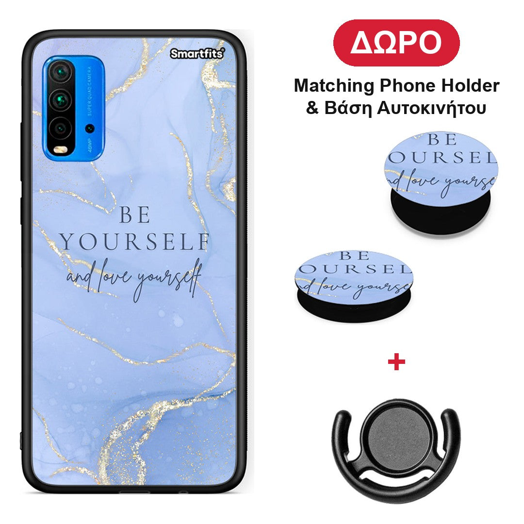 Be Yourself - Xiaomi Redmi 9T θήκη + Δώρο Phone Holder & Βάση Αυτοκινήτου