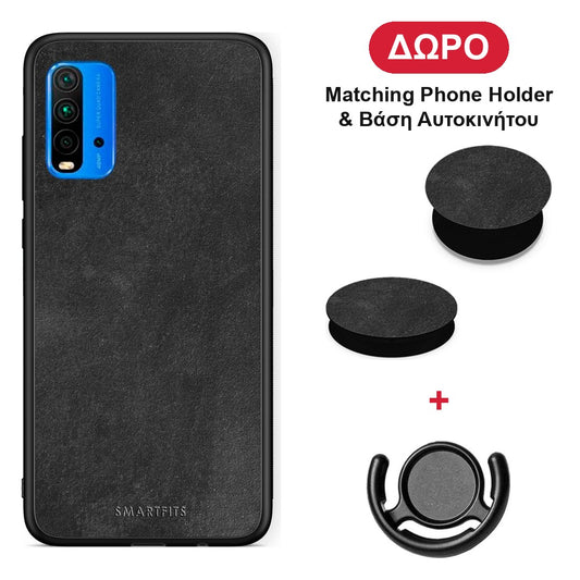 Color Black Slate - Xiaomi Redmi 9T θήκη + Δώρο Phone Holder & Βάση Αυτοκινήτου