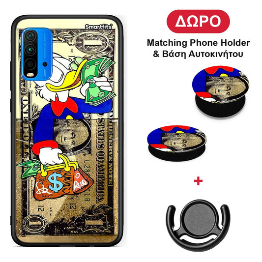 Duck Money - Xiaomi Redmi 9T θήκη + Δώρο Phone Holder & Βάση Αυτοκινήτου