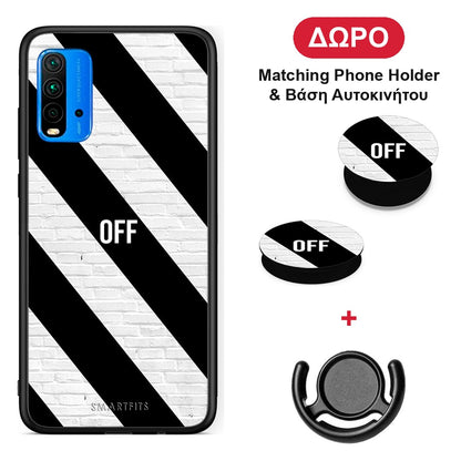 Get Off - Xiaomi Redmi 9T θήκη + Δώρο Phone Holder & Βάση Αυτοκινήτου