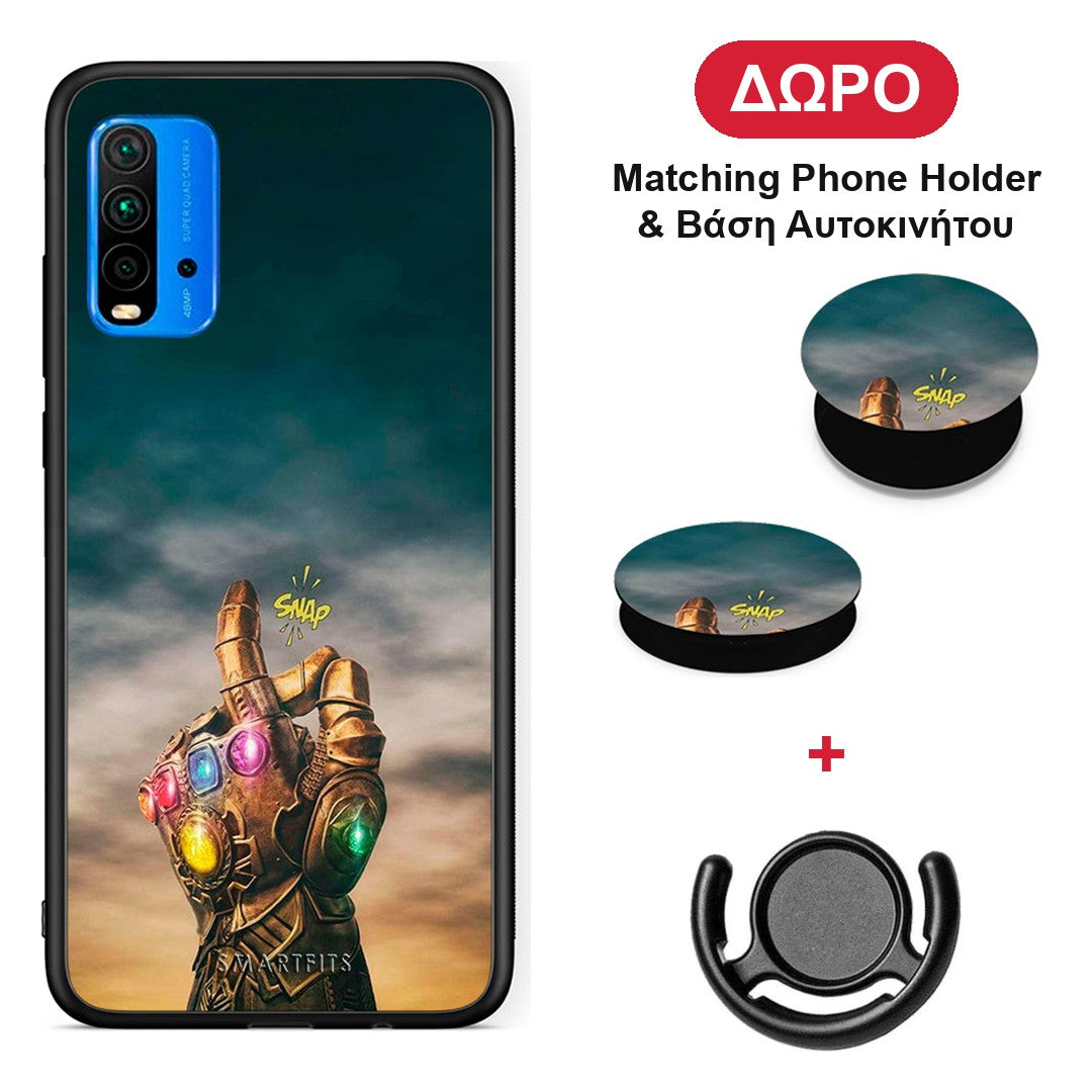 Infinity Snap - Xiaomi Redmi 9T θήκη + Δώρο Phone Holder & Βάση Αυτοκινήτου