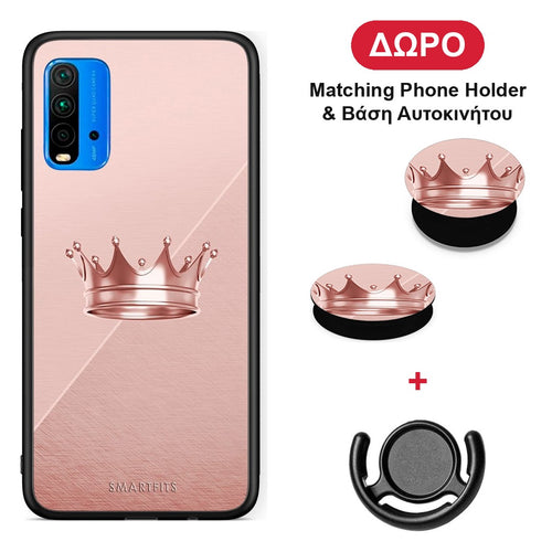 Minimal Crown - Xiaomi Redmi 9T θήκη + Δώρο Phone Holder & Βάση Αυτοκινήτου