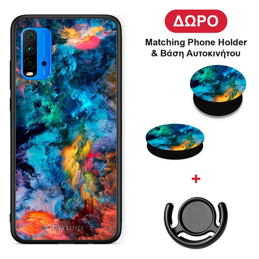 Paint Crayola - Xiaomi Redmi 9T θήκη + Δώρο Phone Holder & Βάση Αυτοκινήτου