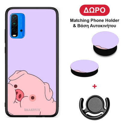 Pig Love 2 - Xiaomi Redmi 9T θήκη + Δώρο Phone Holder & Βάση Αυτοκινήτου