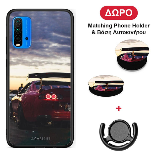 Racing Supra - Xiaomi Redmi 9T θήκη + Δώρο Phone Holder & Βάση Αυτοκινήτου