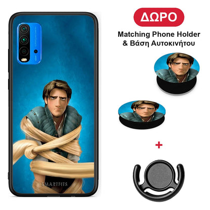 Tangled 1 - Xiaomi Redmi 9T θήκη + Δώρο Phone Holder & Βάση Αυτοκινήτου